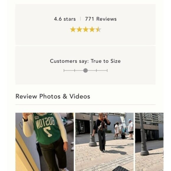 NWT Size 25P- The Colette Faux-Leather Crop Wide-Leg Pants Maeve (NWT US$ 148) - Picture 8 of 16